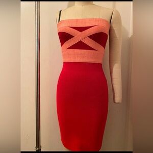 Guess Strapless Mini Dress